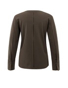 Yaya Yaya Jersey Top Woven Manch. Slate Black Brown