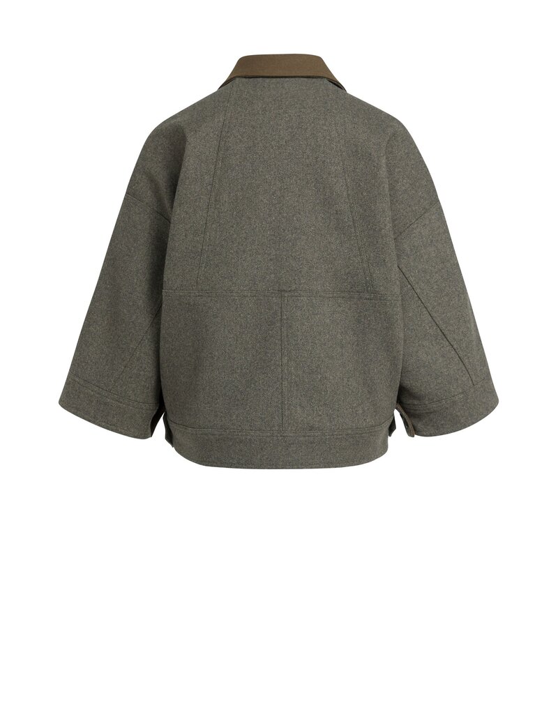 Yaya Yaya  Oversized Jack Woolmix Grey Mel.