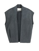 Yaya Yaya Oversized Woolmix Bodywarmer D.Grey Mel.