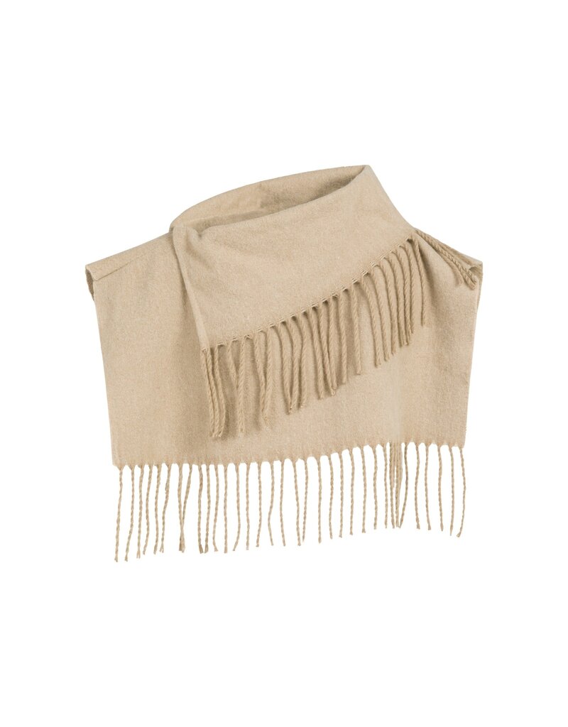 Yaya Yaya Scarf Franjes Cornstalk Brown