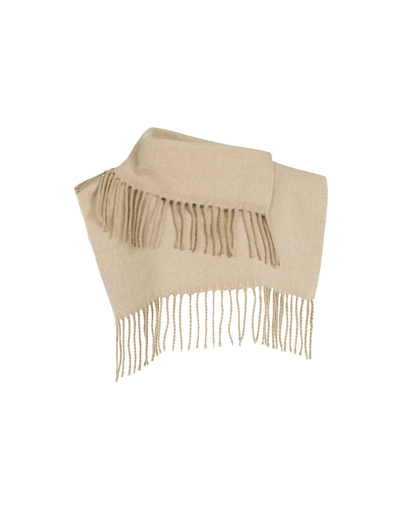 Yaya Yaya Scarf Franjes Cornstalk Brown