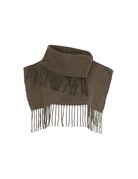 Yaya Yaya Scarf Franjes Slate Black Brown