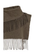 Yaya Yaya Scarf Franjes Slate Black Brown