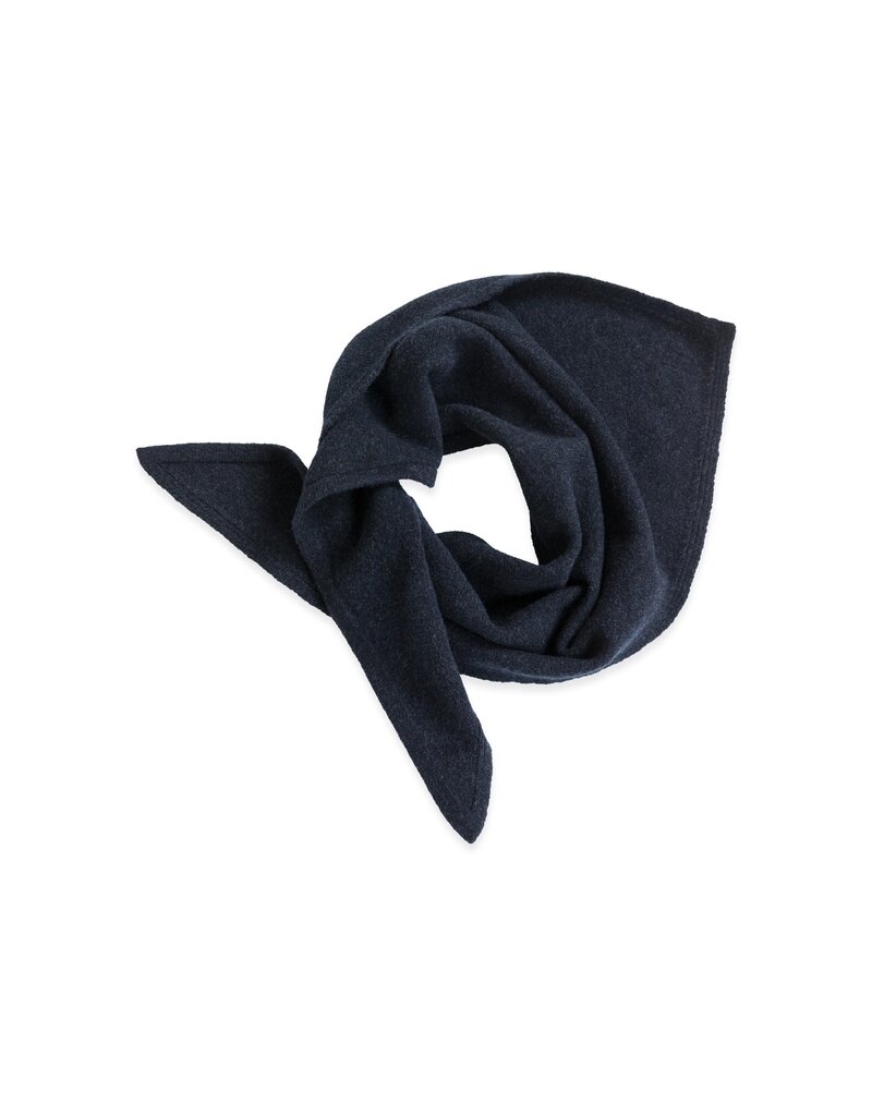 Yaya Yaya Scarf Woven Triangle Cat Black Mel.