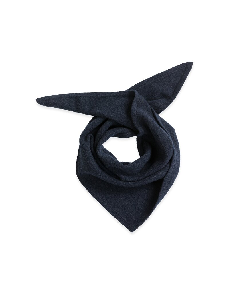 Yaya Yaya Scarf Woven Triangle Cat Black Mel.
