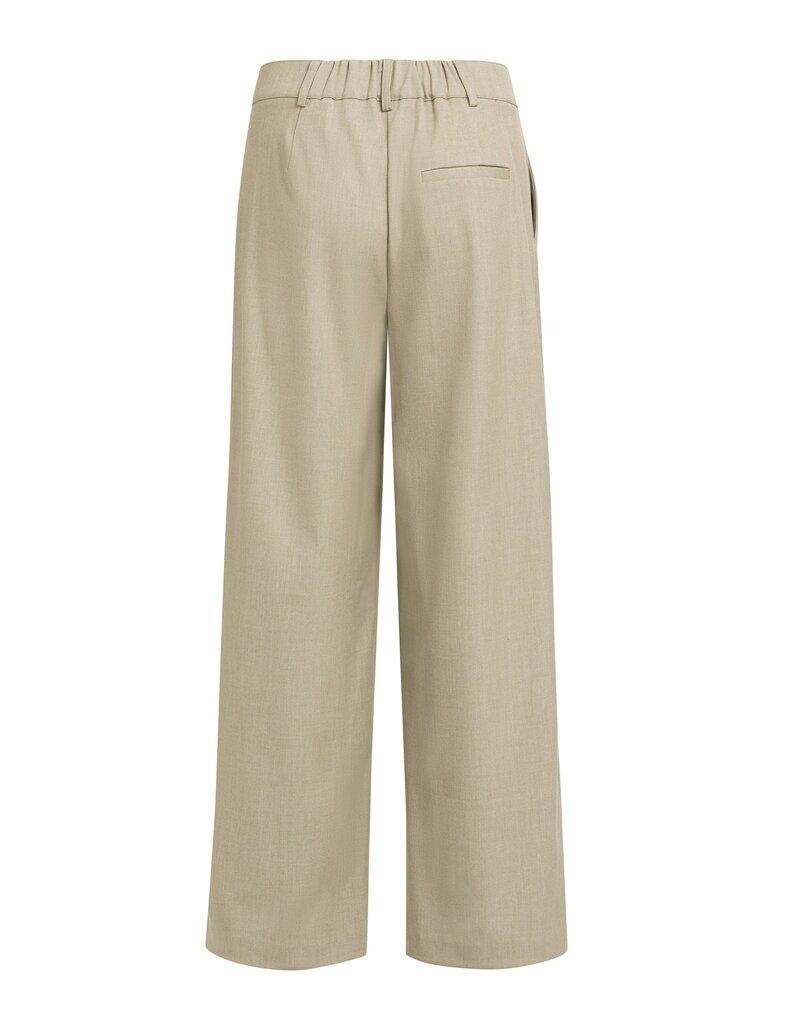 Yaya Yaya Woven Pant Sym. Zipper PC Grey Mel.