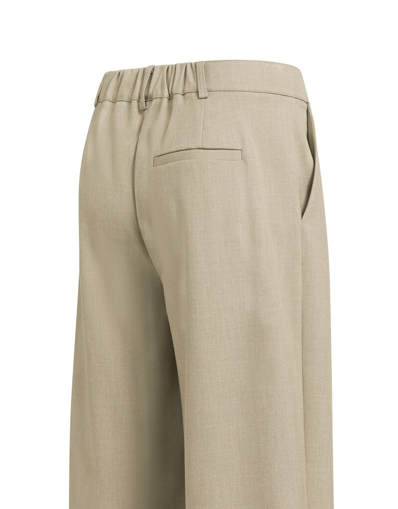 Yaya Yaya Woven Pant Sym. Zipper PC Grey Mel.