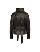 Co' Couture Co'Couture GittCC Funnel Neck Blouse D.Brown