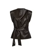 Co' Couture Co'Couture GittCC Pleat Top D,Brown
