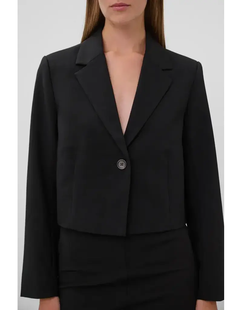 Soaked Soaked SLCorinne Crop Blazer Black