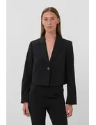 Soaked Soaked SLCorinne Crop Blazer Black