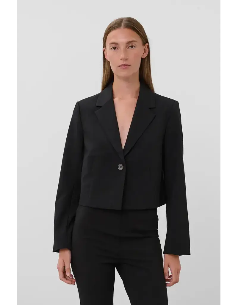 Soaked Soaked SLCorinne Crop Blazer Black