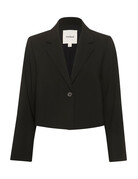 Soaked Soaked SLCorinne Crop Blazer Black