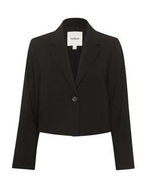 Soaked Soaked SLCorinne Crop Blazer Black