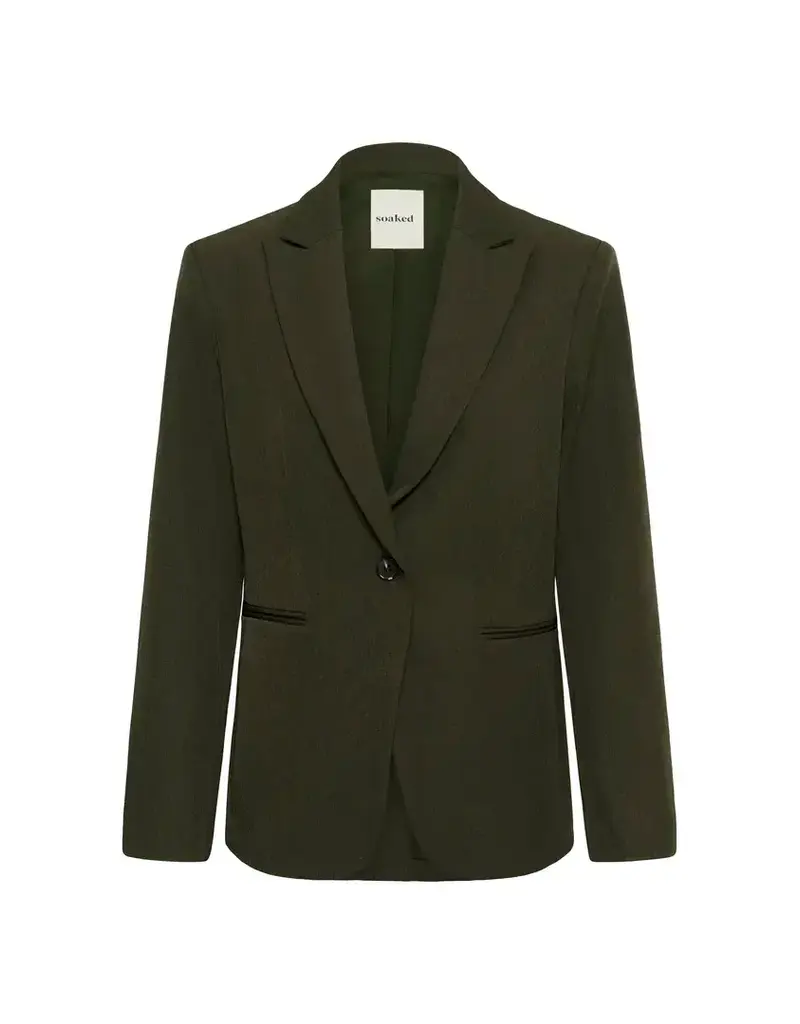 Soaked Soaked SLLilu Corinne Short Blazer Rosin Mel.
