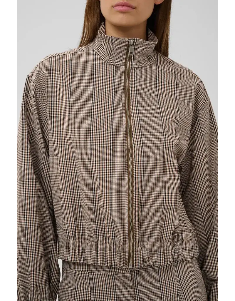 Soaked Soaked SLKinabalu Jacket Nightsky Brown check