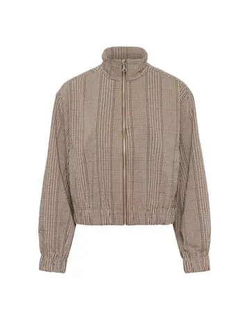 Soaked Soaked SLKinabalu Jacket Nightsky Brown check