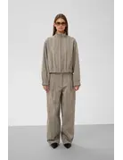Soaked Soaked SLKinabalu Barrel Pant Nightsky Brown check