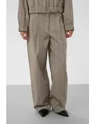 Soaked Soaked SLKinabalu Barrel Pant Nightsky Brown check