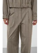 Soaked Soaked SLKinabalu Barrel Pant Nightsky Brown check