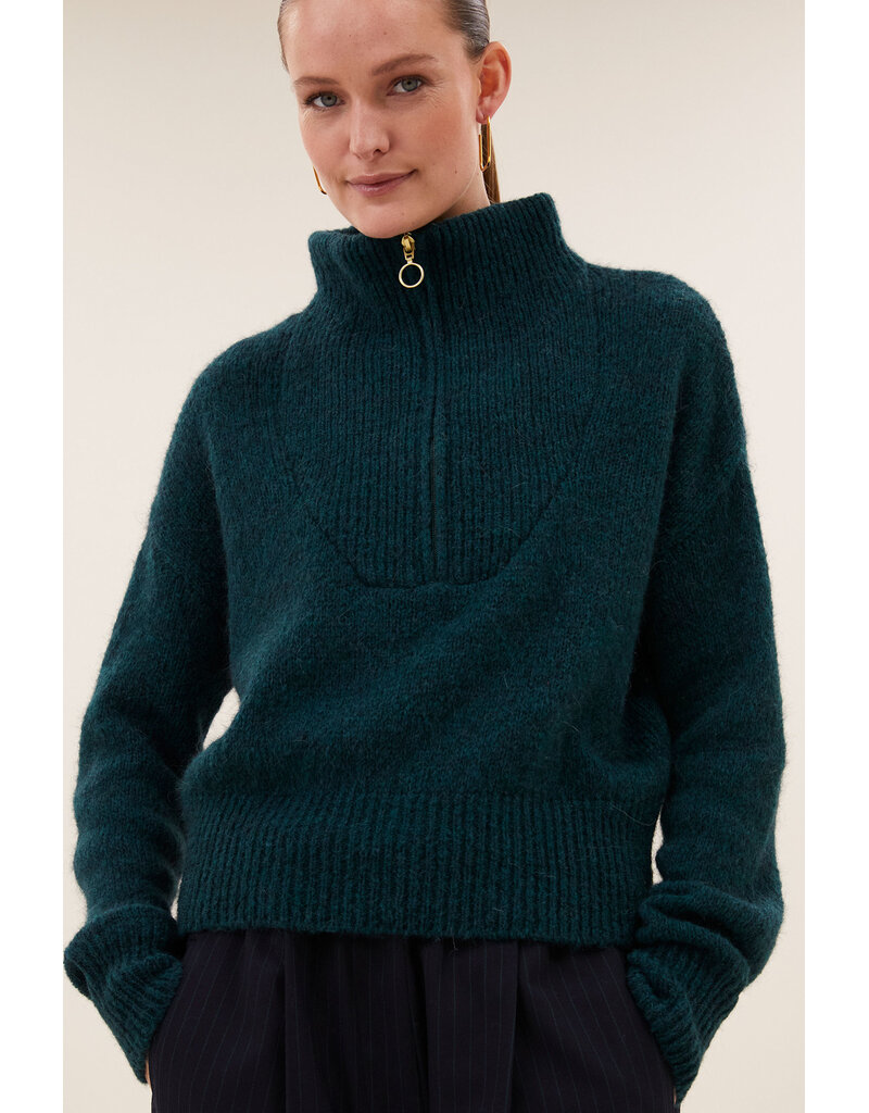 By-Bar By-Bar Boxy Beau Pull D.Green