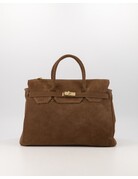 Feel Fashion Feel Tas Birdie Large Suede Taupe