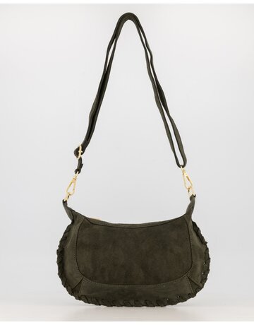 Feel Fashion Feel Tas Helin Suede Groen