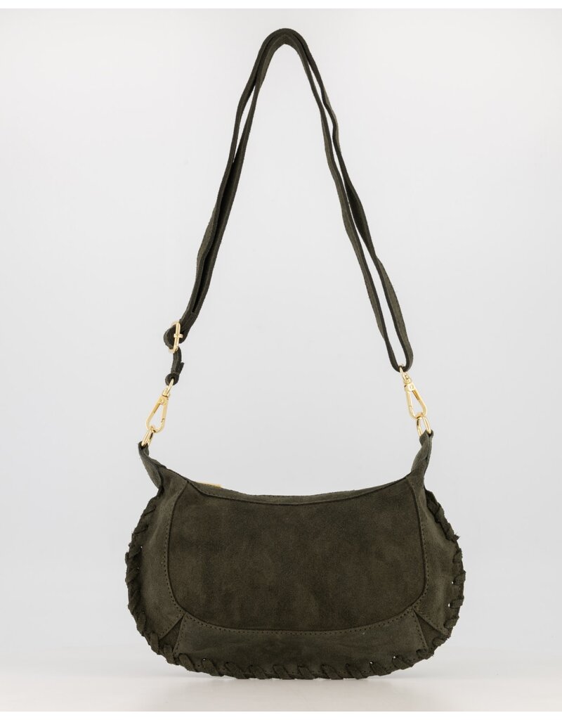 Feel Fashion Feel Tas Helin Suede Groen