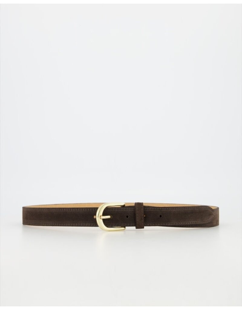 Feel Fashion Feel Riem Suus Suede Donkerbruin