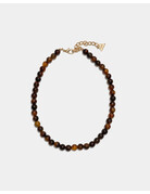 BOW19 Amara Bead Necklace D.Brown