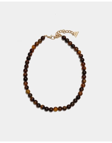 BOW19 Amara Bead Necklace D.Brown