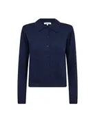 Co' Couture Co'Couture CoryCC Padded LS Cardigan Navy