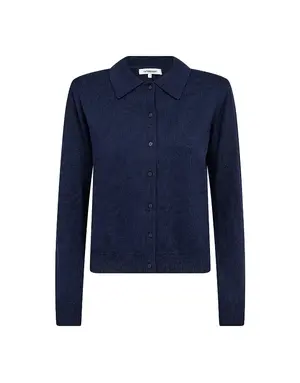 Co' Couture Co'Couture CoryCC Padded LS Cardigan Navy