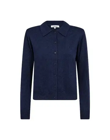 Co' Couture Co'Couture CoryCC Padded LS Cardigan Navy