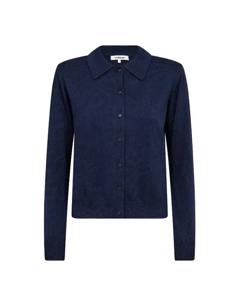 Co' Couture Co'Couture CoryCC Padded LS Cardigan Navy