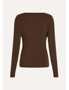 Circle of Trust Circle of Trust Milly Top  Coffee Bean