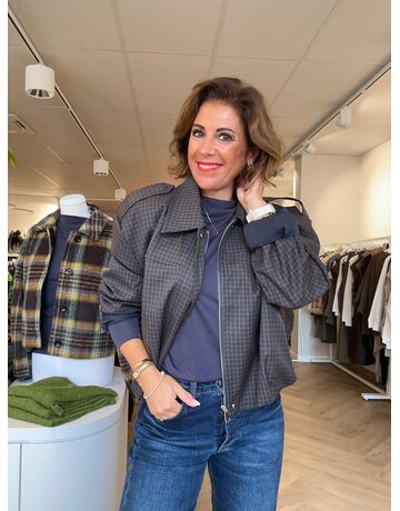 Feel Fashion Feel Blazer Kjenta ruit Blue/Black
