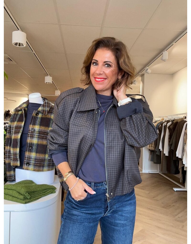 Feel Fashion Feel Blazer Kjenta ruit Blue/Black
