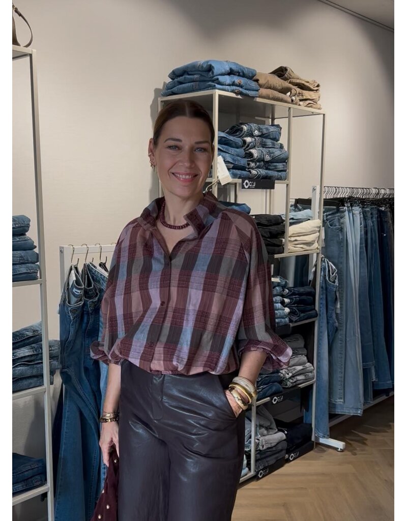 Feel Fashion Feel Blouse Ruit Roze