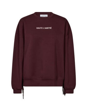 Haute L' Amitié HL New Studio Tie Sweat Wine