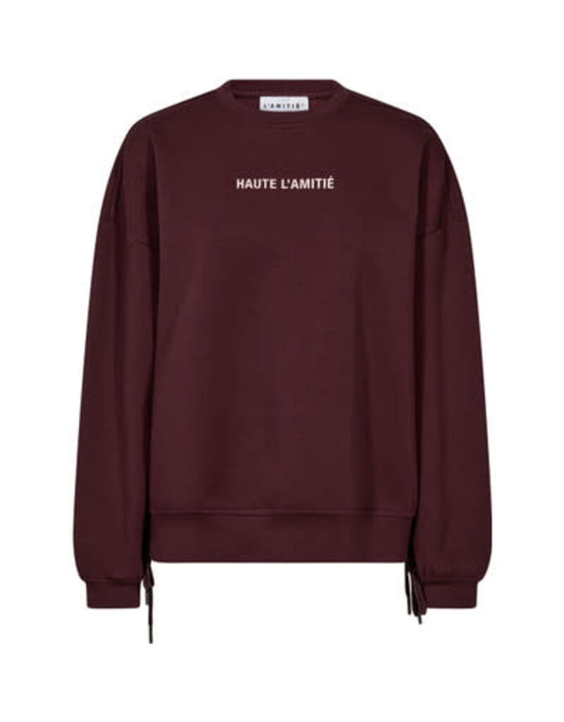 Haute L' Amitié HL New Studio Tie Sweat Wine