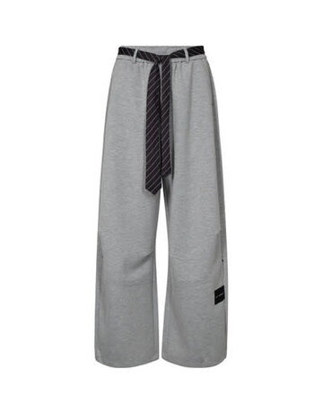 Haute L' Amitié HL  Maxi Split Tie Pant Grey Mel.