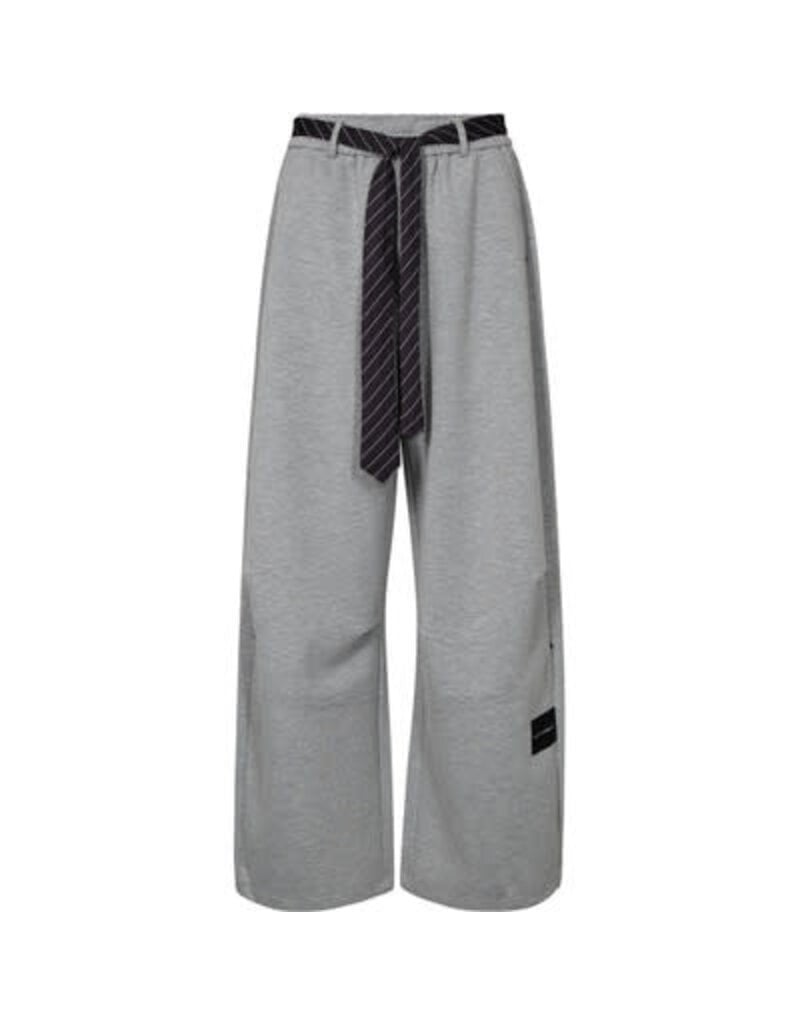 Haute L' Amitié HL  Maxi Split Tie Pant Grey Mel.