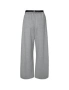 Haute L' Amitié HL  Maxi Split Tie Pant Grey Mel.