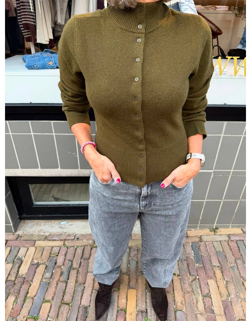 MBYM MBYM Zelie Knit Argyle Olive