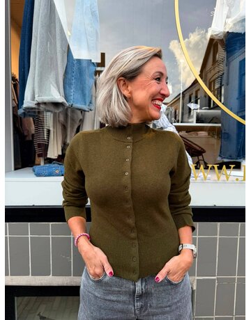 MBYM MBYM Zelie Knit Argyle Olive