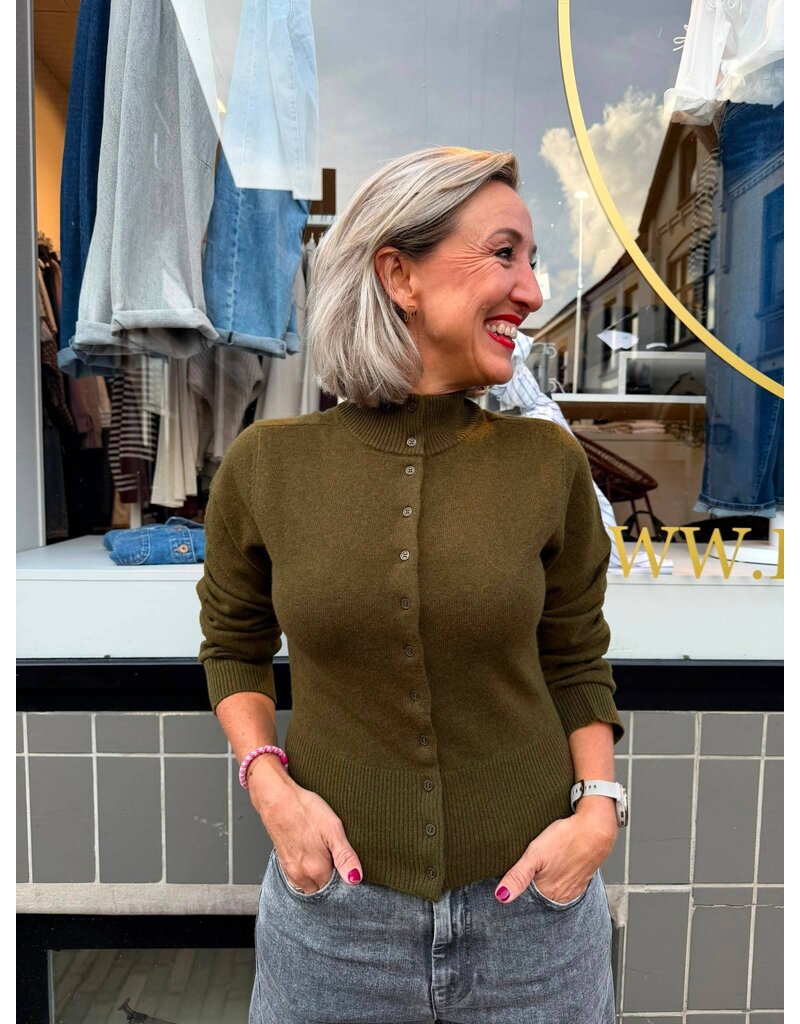 MBYM MBYM Zelie Knit Argyle Olive