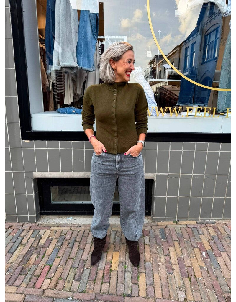 MBYM MBYM Zelie Knit Argyle Olive