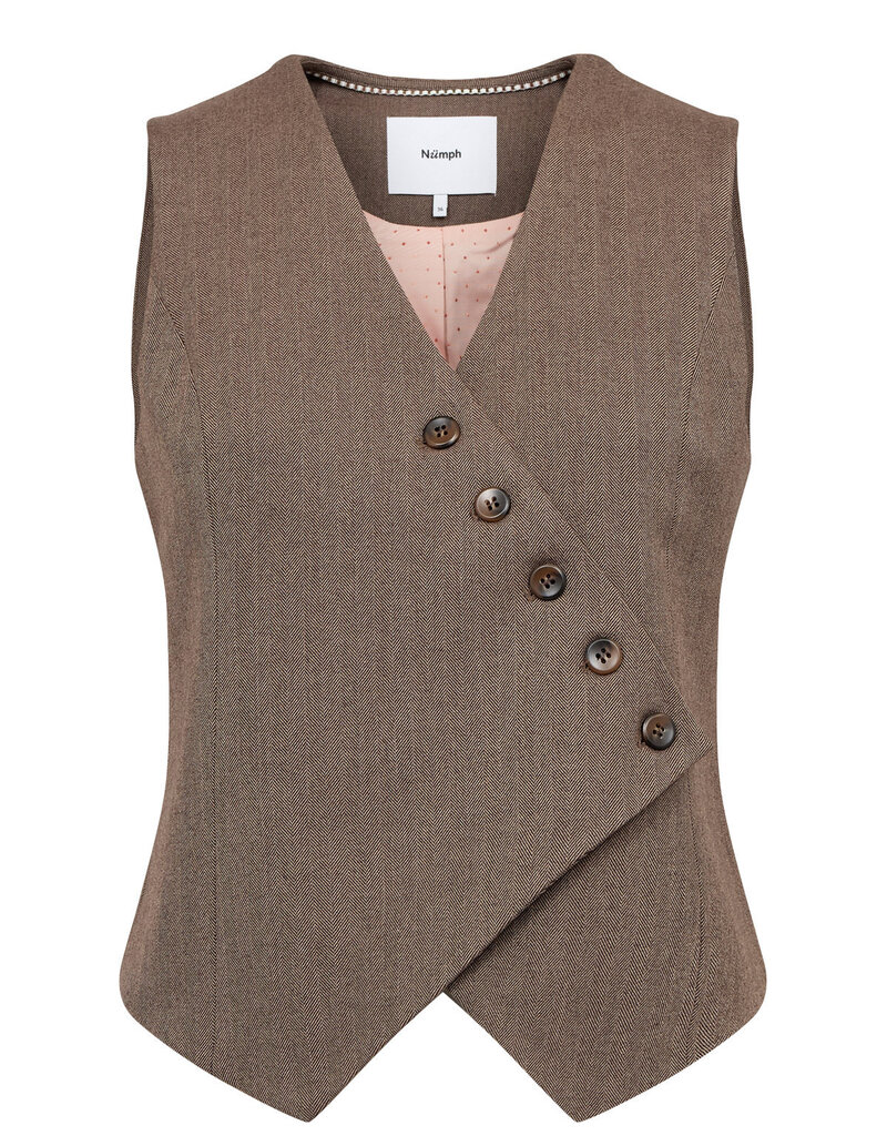 Nümph Nümph Nulippa Waistcoat Chocolate