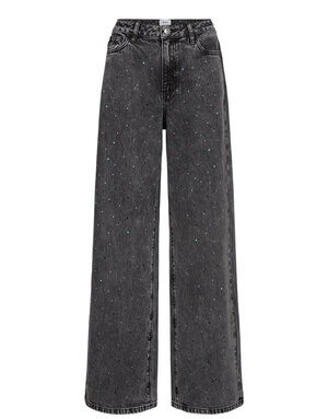 Nümph Nümph Nubrooklyn HR Wide Stone Jeans Grey